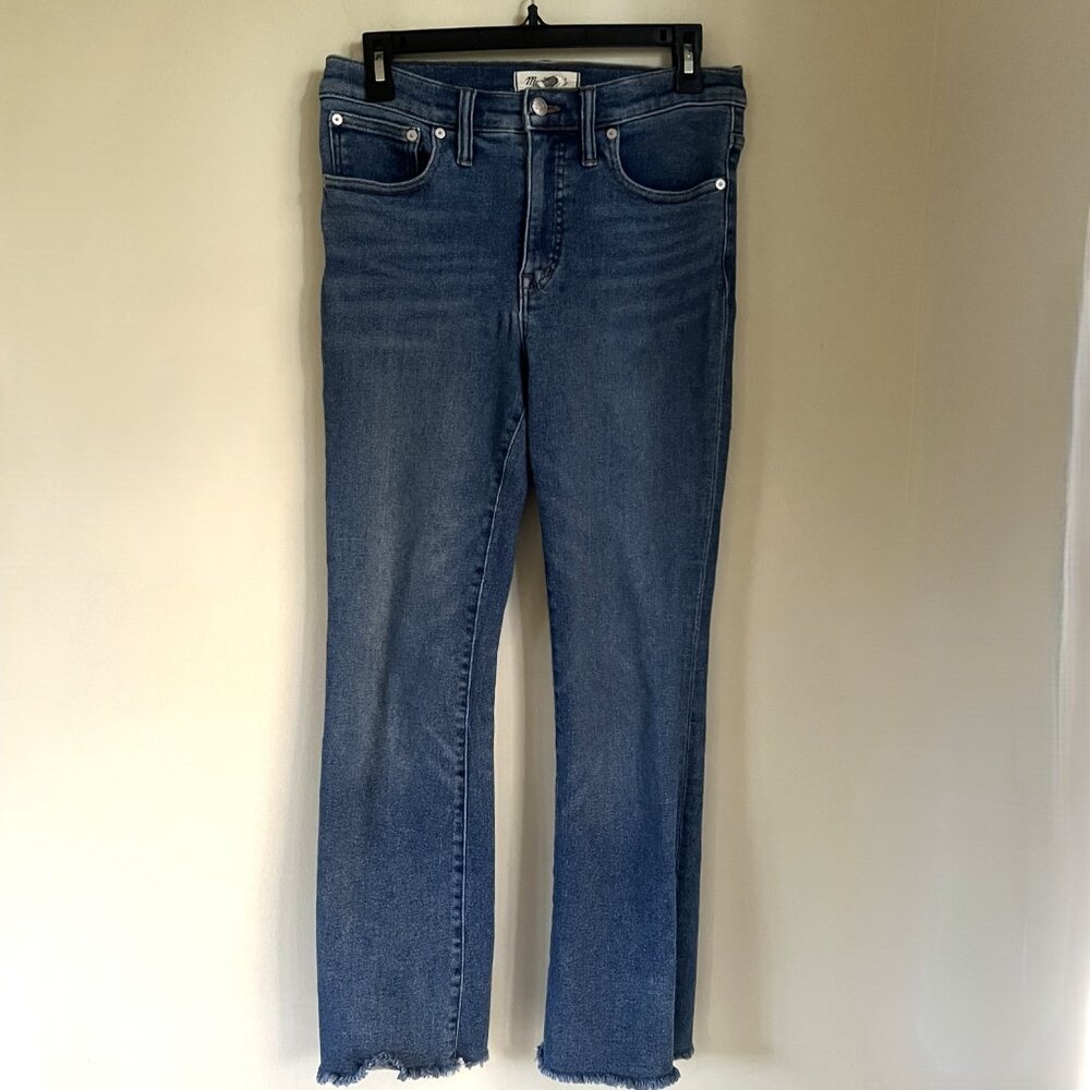 Madewell Cali Demi-Boot Jeans, Fleetwood Wash, Size 28T - Picture 2 of 10
